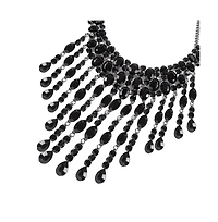 Sohi Maxi Crystal-Drop Statement Necklace