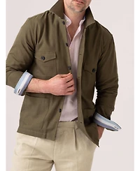 Koy Clothing Men's Kikoy Cotton Shirt Jacket