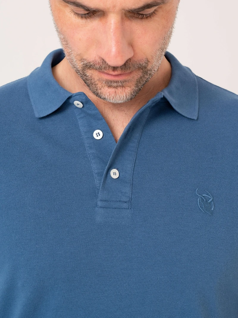 Koy Clothing Men's Short Sleeve Pique Cotton Polo