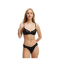 Cotton On Women's Sabrina Lace Lightly Lined Bra