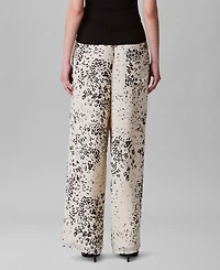 Calvin Klein Women's Printed Pull-On Pants