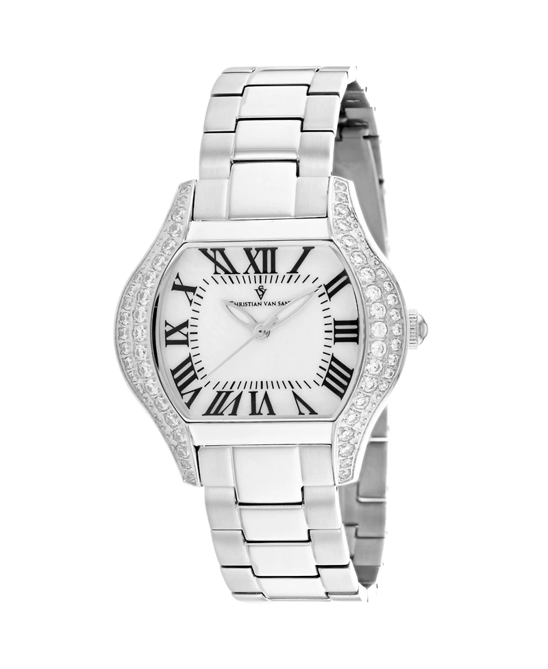 Christian Van Sant Women's Bianca White Dial Watch