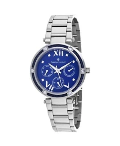 Christian Van Sant Womens Sienna Blue Dial Watch Cv1821