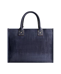 True Religion Buddha Pocket Denim Tote