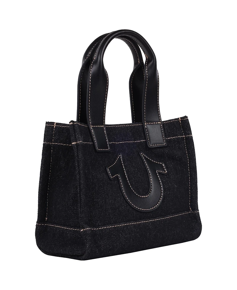 True Religion Mini Denim Tote