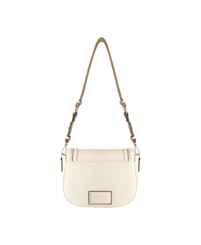 True Religion Bombe Logo Saddle Bag