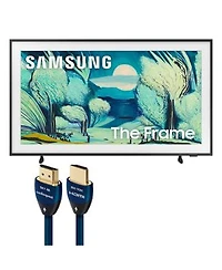 Samsung Ls03faw 50 Inch 4k Qled Frame Tv With Audioquest Sky 3m Hdmi Cable Smart Tv