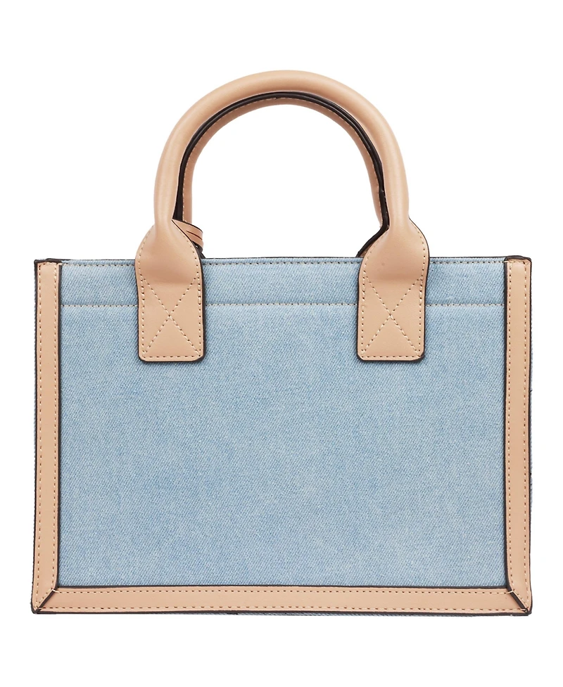 True Religion Bombe Logo Denim Tote