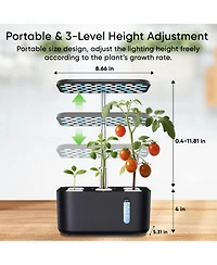 SonicGrace Indoor Hydroponic Growing System with Led Grow Light