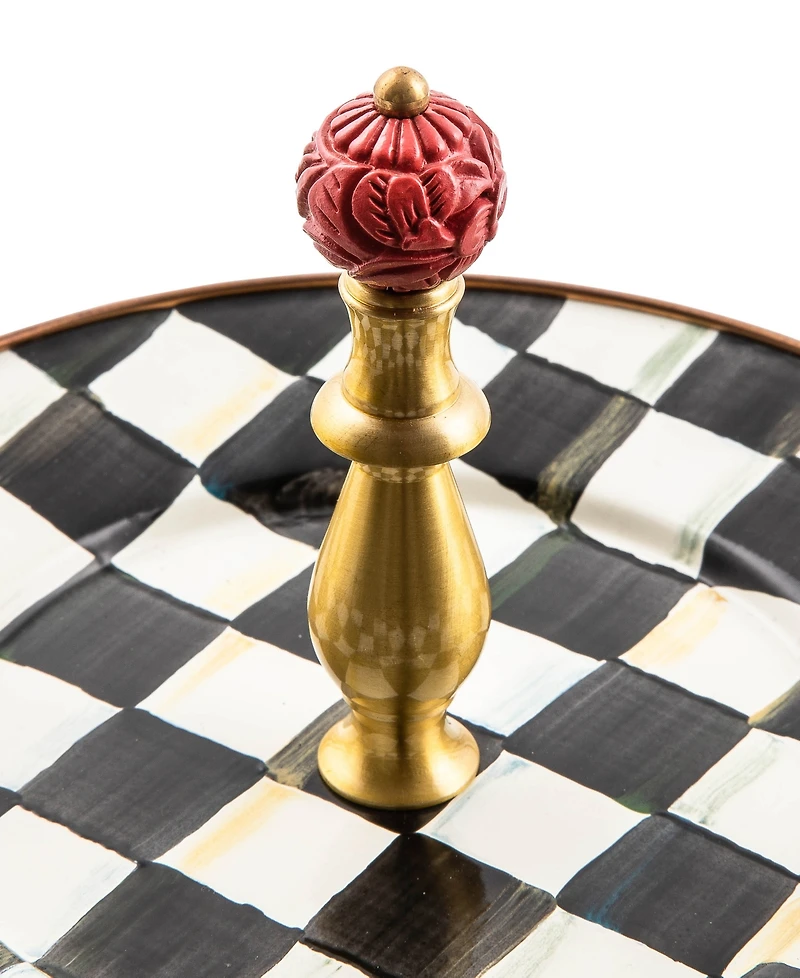 Mackenzie-Childs Courtly Check -Tier Sweet Stand
