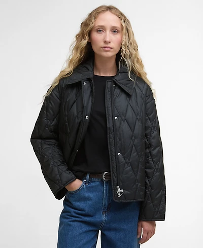 Barbour Women's Bernadette Collared Quilted Jacket