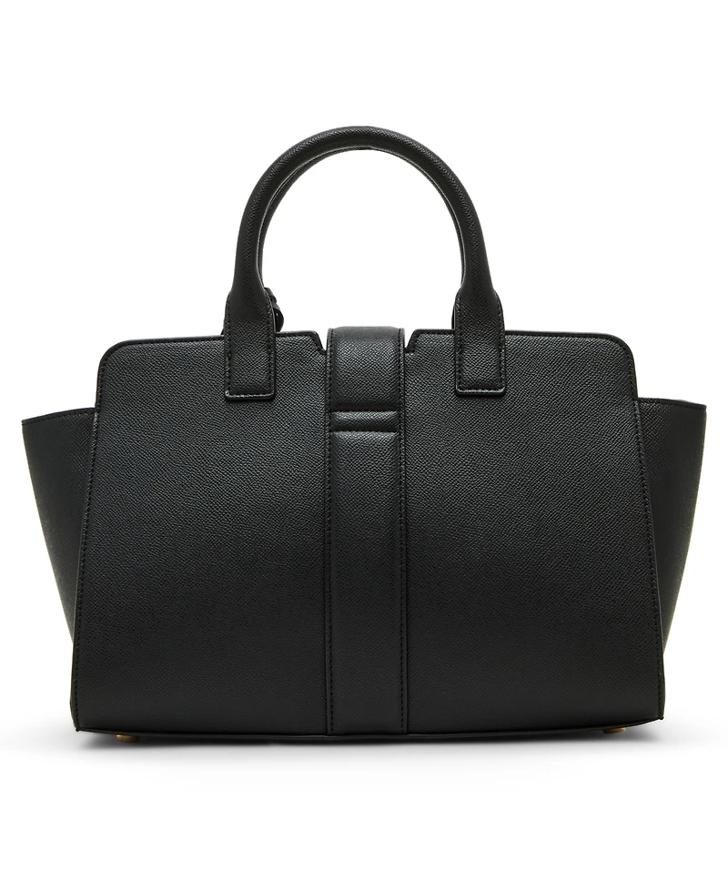 Anne Klein Covered Buckle with Convertible Strap Medium Satchel Bag