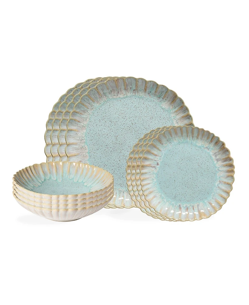 Casafina by Costa Nova Mallorca 12-Pc. Dinnerware Set, Service for 4
