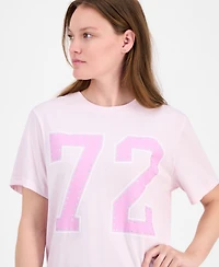 Grayson Threads, The Label Juniors' Number 72 Crewneck Tee