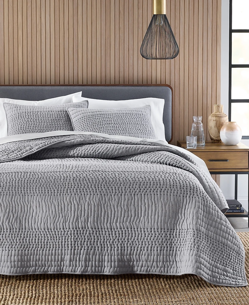 Oake Pick Stitch 3-Pc. Coverlet Set, Full/Queen, Exclusively for Macy's