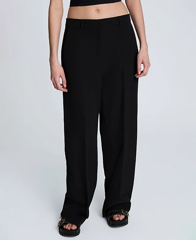 Kenneth Cole Women's Luxe Twill Wide-Leg Pants