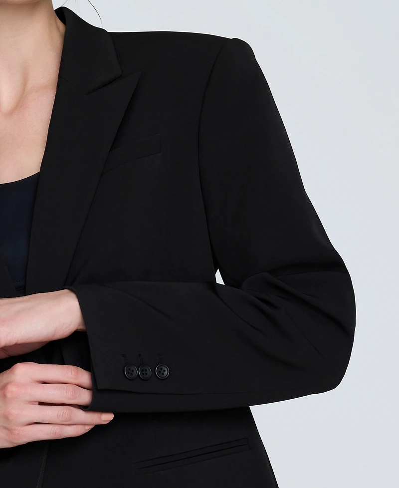 Kenneth Cole Women's Peak Lapel One-Button Blazer