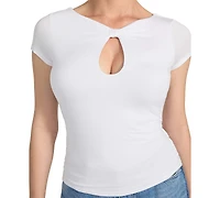 Guess Women's Joey Cutout Cap-Sleeve Top