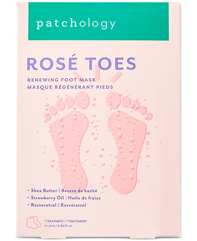 Patchology Rose Toes Renewing Foot Mask