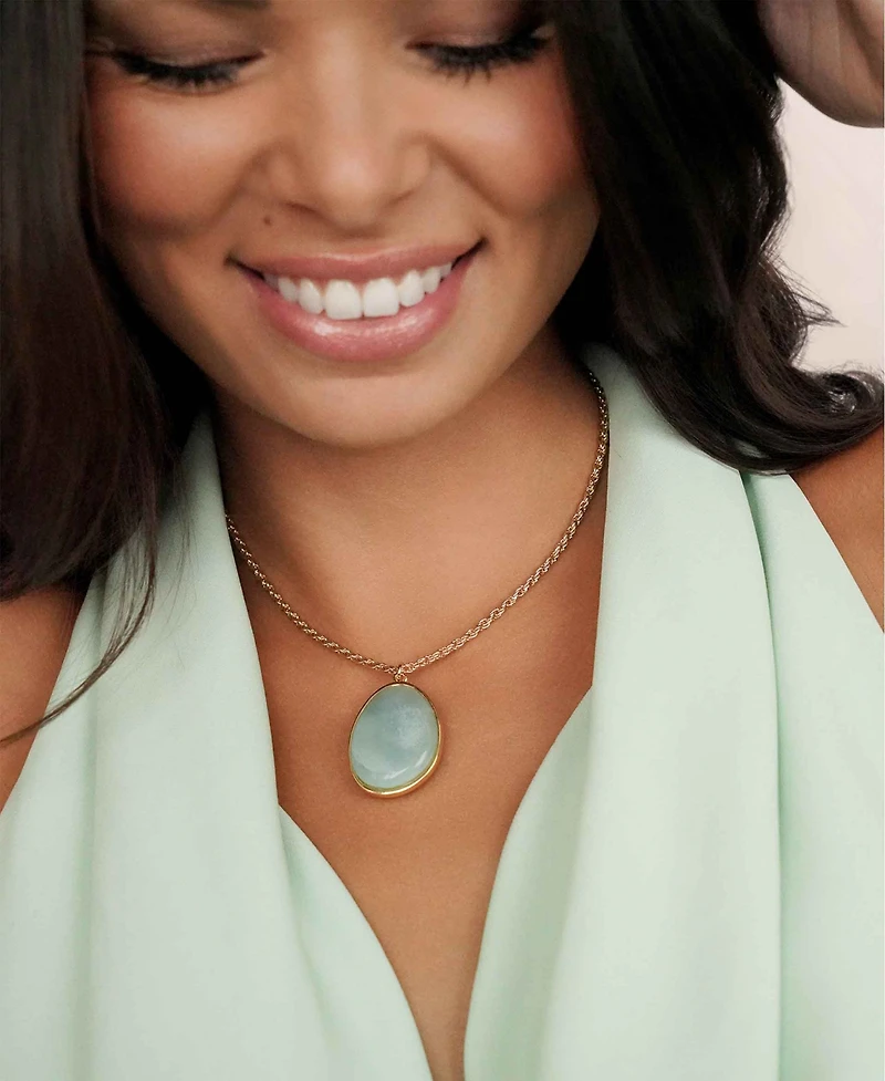 Ettika Amazonite Pendant Necklace
