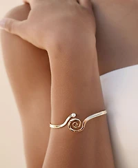 Ettika Mini Aura Swirl Cuff Bracelet