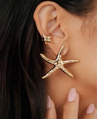 Ettika Starfish Luxe Statement Earrings