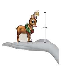 Old World Christmas 4" Rudolph the Red-Nosed Reindeer Ornament