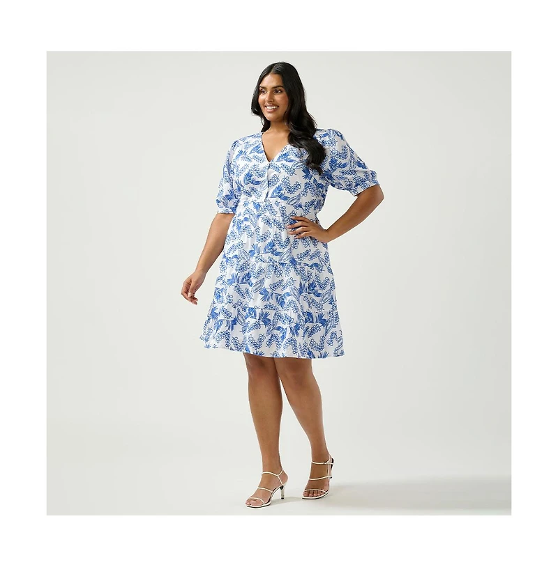 Estelle La Croisette Embroidered Dress