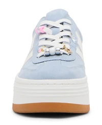 Madden Girl Women's Livvy-cb Charm Platform Lace-Up Sneakers