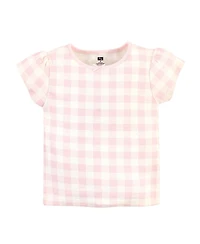 Hudson Baby Toddler Girls Hudson Cotton Hoodie, Bodysuit or Tee Top and Pant Set