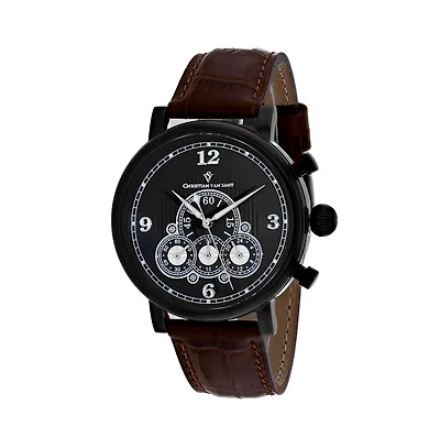 Christian Van Sant Men's Black Dial Watch - CV0713