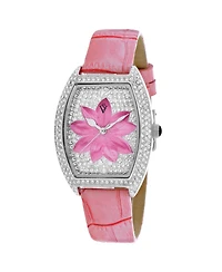 Christian Van Sant Women's Lotus Pink Dial Watch - CV4852