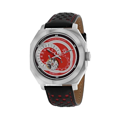 Christian Van Sant Men's Machina Red Dial Watch - CV0561