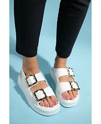 Prologue Shoes Slope Double Strap Sandal (Women)
