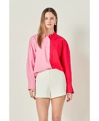 English Factory Women's Colorblock Shirt