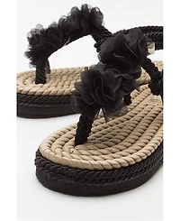 Prologue Shoes Santra Lace-Up Thong Sandals (Women)