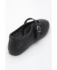 Forever & Always Shoes Mirella Braided Leather Ballet Flats (Women)