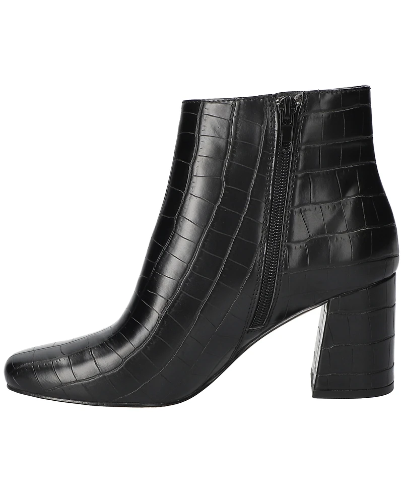 Bella Vita Women's Square Toe Ankle Booties