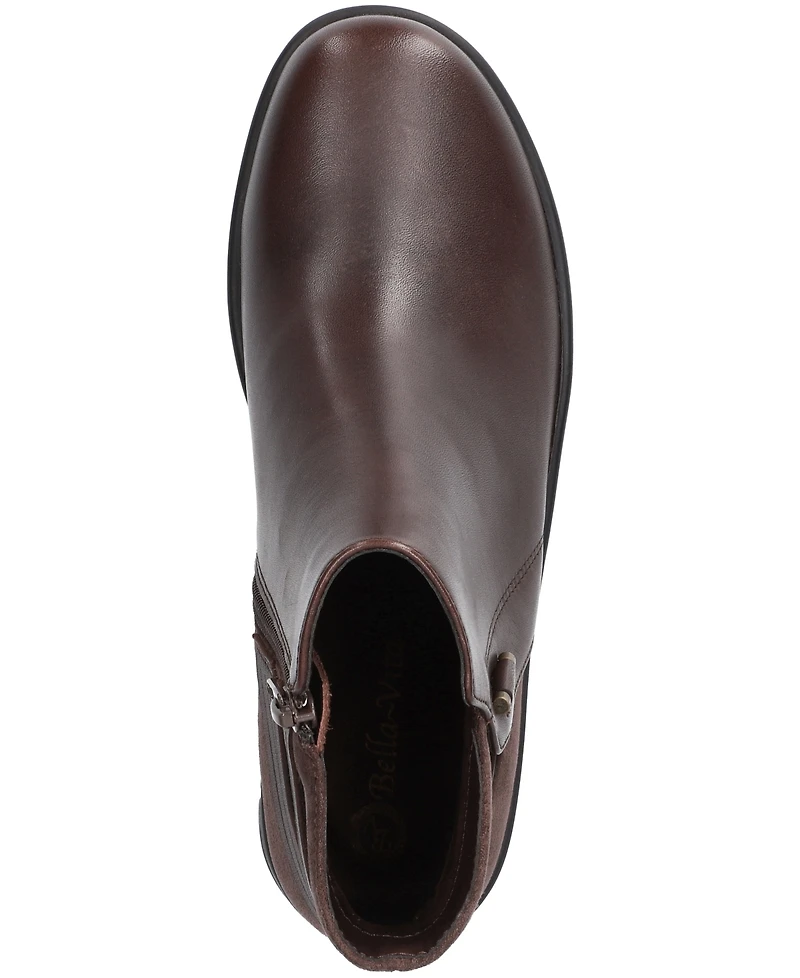 Bella Vita Women's Sueann Round Toe Ankle Booties