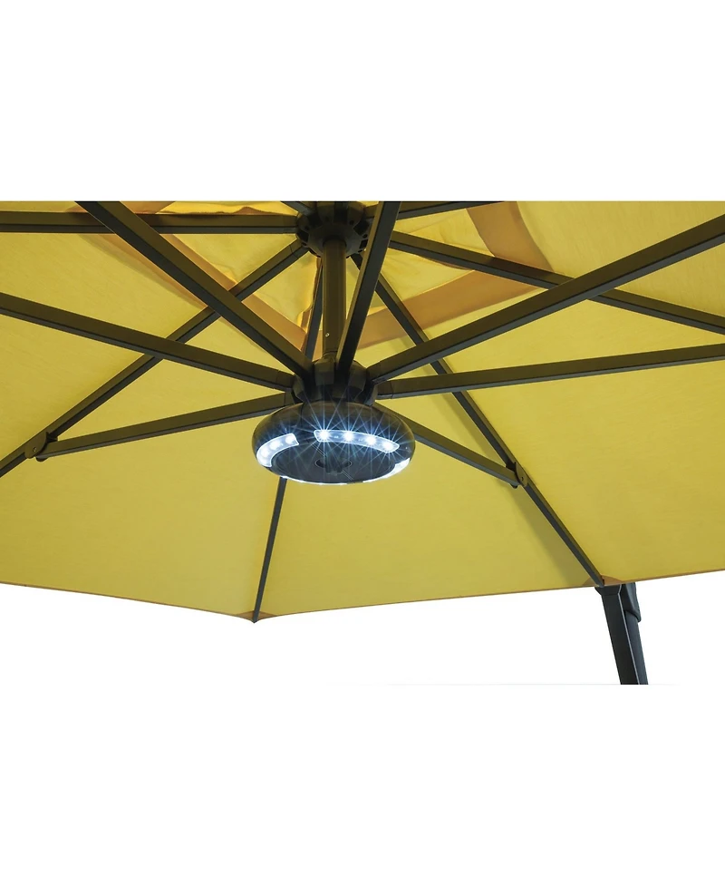 Mondawe Round Umbrella Light with Bluetooth Speaker