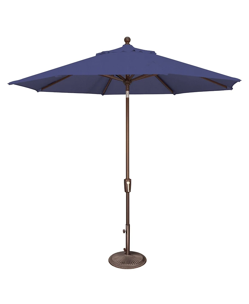 Mondawe 9FT Solefin Octagon Patio Umbrella with Push-Button Tilt