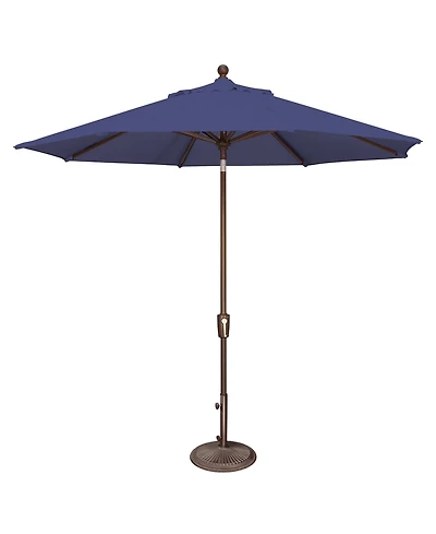 Mondawe 9FT Solefin Octagon Patio Umbrella with Push-Button Tilt