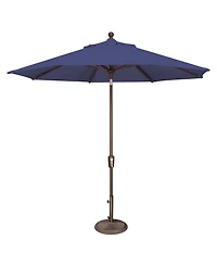 Mondawe 9FT Solefin Octagon Patio Umbrella with Push-Button Tilt