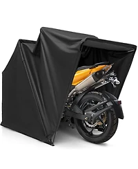 Costway 11.2' x 4.5' x 6.3' Waterproof Motorbike Storage Tent Outdoor Motorcycle Shelter
