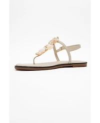 Forever & Always Shoes Joe Leather Thong Sandal