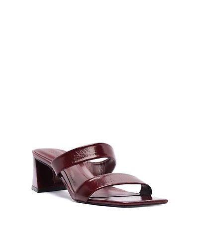 Schutz Women's Chantal Mid Heel Slide Sandals