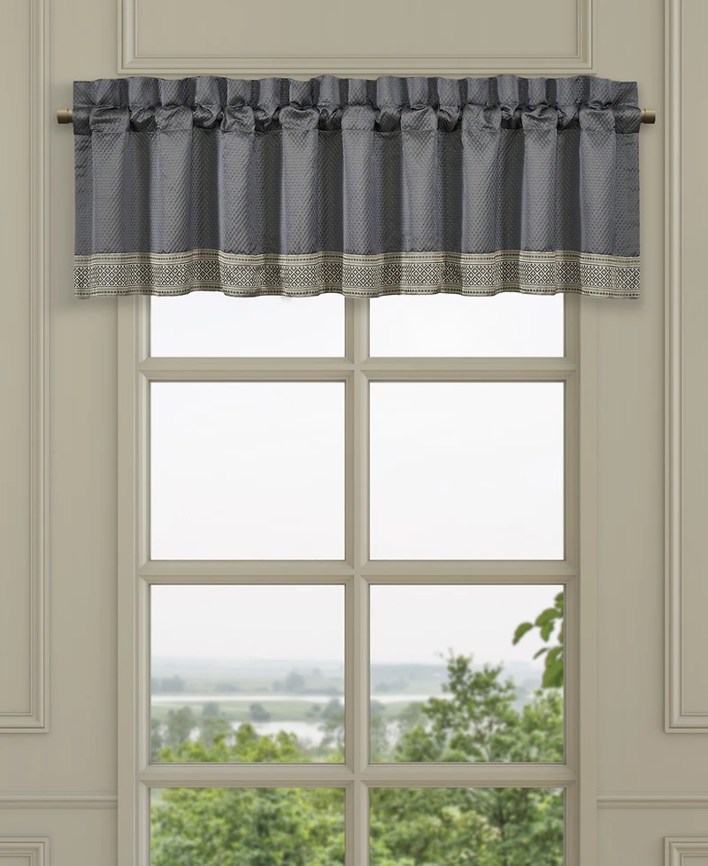 J Queen New York Excelsior Window Straight Valance, 18" x 88"
