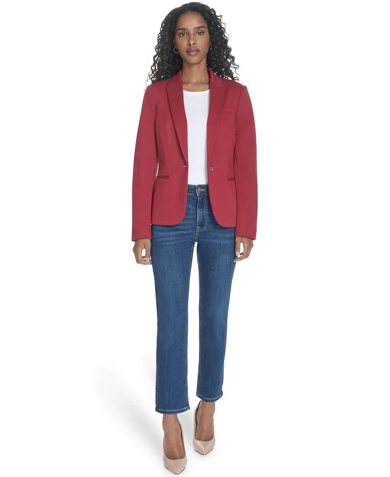 Tommy Hilfiger Women's One-Button Blazer Clone