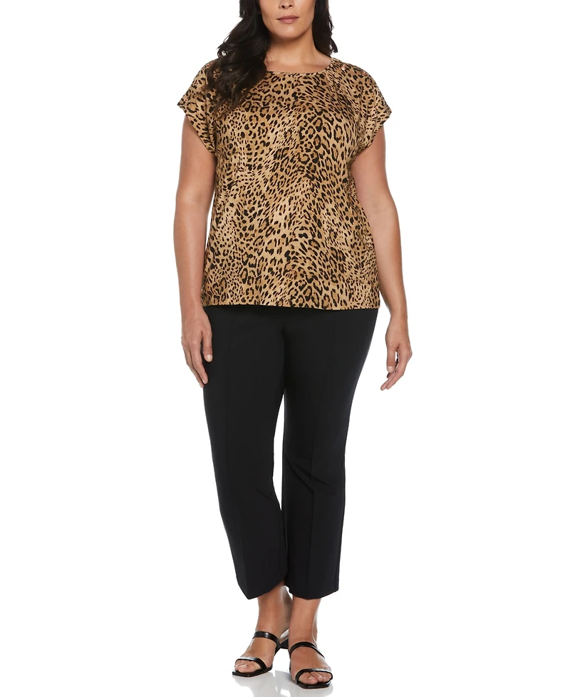 Ella Rafaella Plus Size Rivet Detail Sleeveless Top