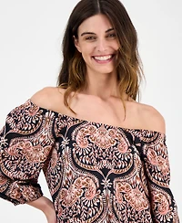 Robbie Bee Women's Ruffled Shift Dress